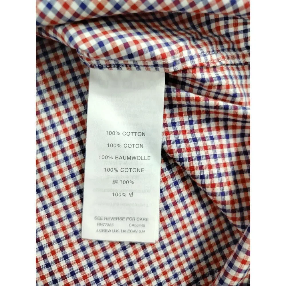 J. Crew Shirt Mens XS Multicolor Ludlow 120s 2 Ply Classiccore Normcore Corpcore